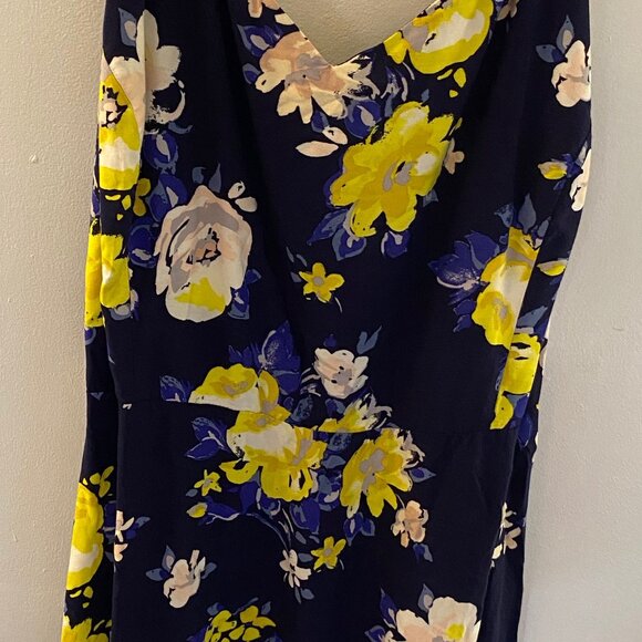 Old Navy Blue & Yellow Floral Mini Sun Dress - Picture 5 of 9